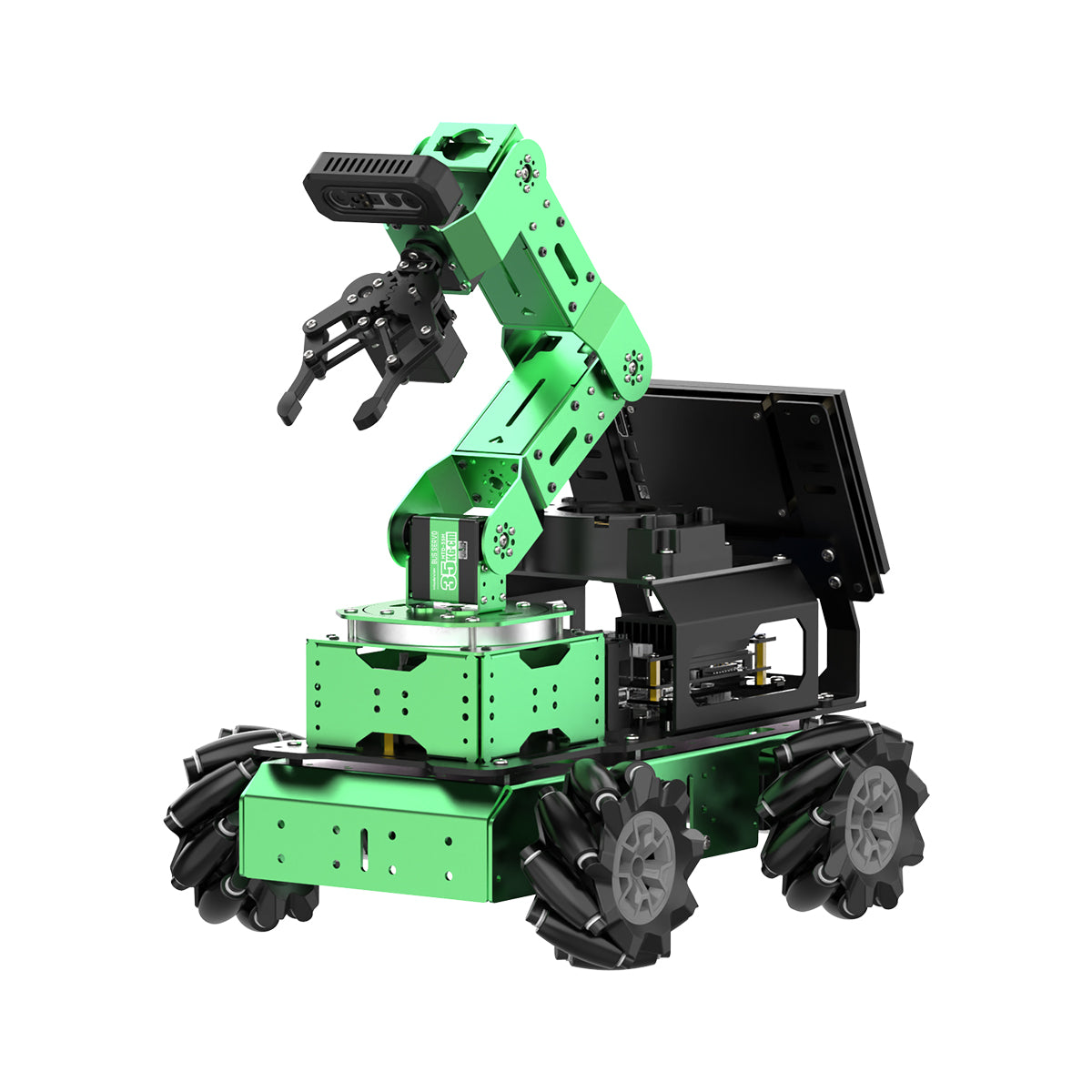 Hiwonder JetArm Pro ROS1 ROS2 3D Vision Robot, with Multimodal AI Model (ChatGPT), AI Voice and Vision Interaction, Support Chassis, Sliding Rail, Conveyor Belt Add-on Hiwonder JetArm Pro ROS1 ROS2 3D Vision Robot, with Multimodal AI Model (ChatGPT), AI Voice and Vision Interaction, Support Chassis, Sliding Rail, Conveyor Belt Add-on